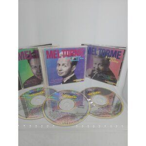 Mel Torme 3 cd collection Lot 1993 Round Midnight,Swinin' on the Moon tested